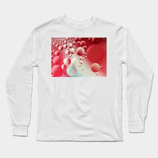 Red abstract bubbles Long Sleeve T-Shirt